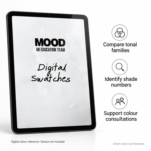 MOOD Digital Color Chart — digital guide consultation benefits; device not included