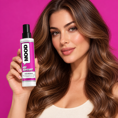 MOOD Hair Bodyguard Heat Defender 200ml — model or professional use scene