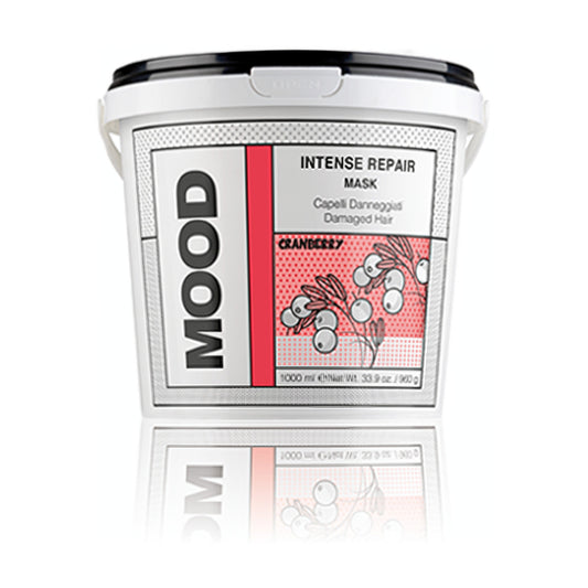 MOOD Intense Repair Mask 1L salon size nourishing mask for dry, coarse hair