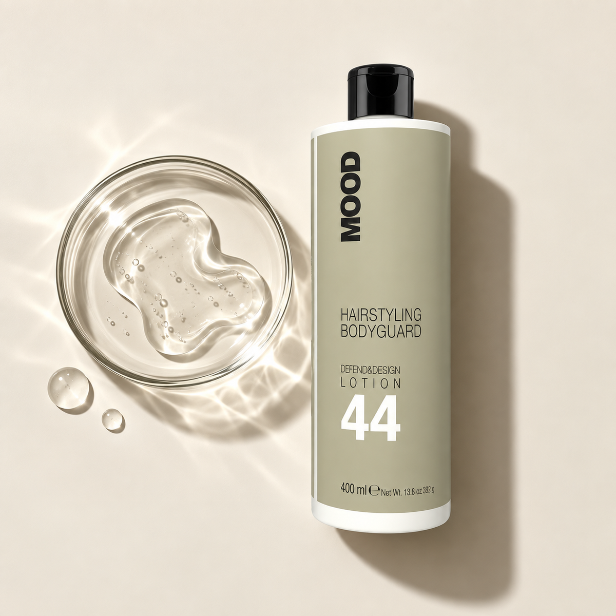 MOOD 44 Defend & Design Lotion 400ml — close-up product detail