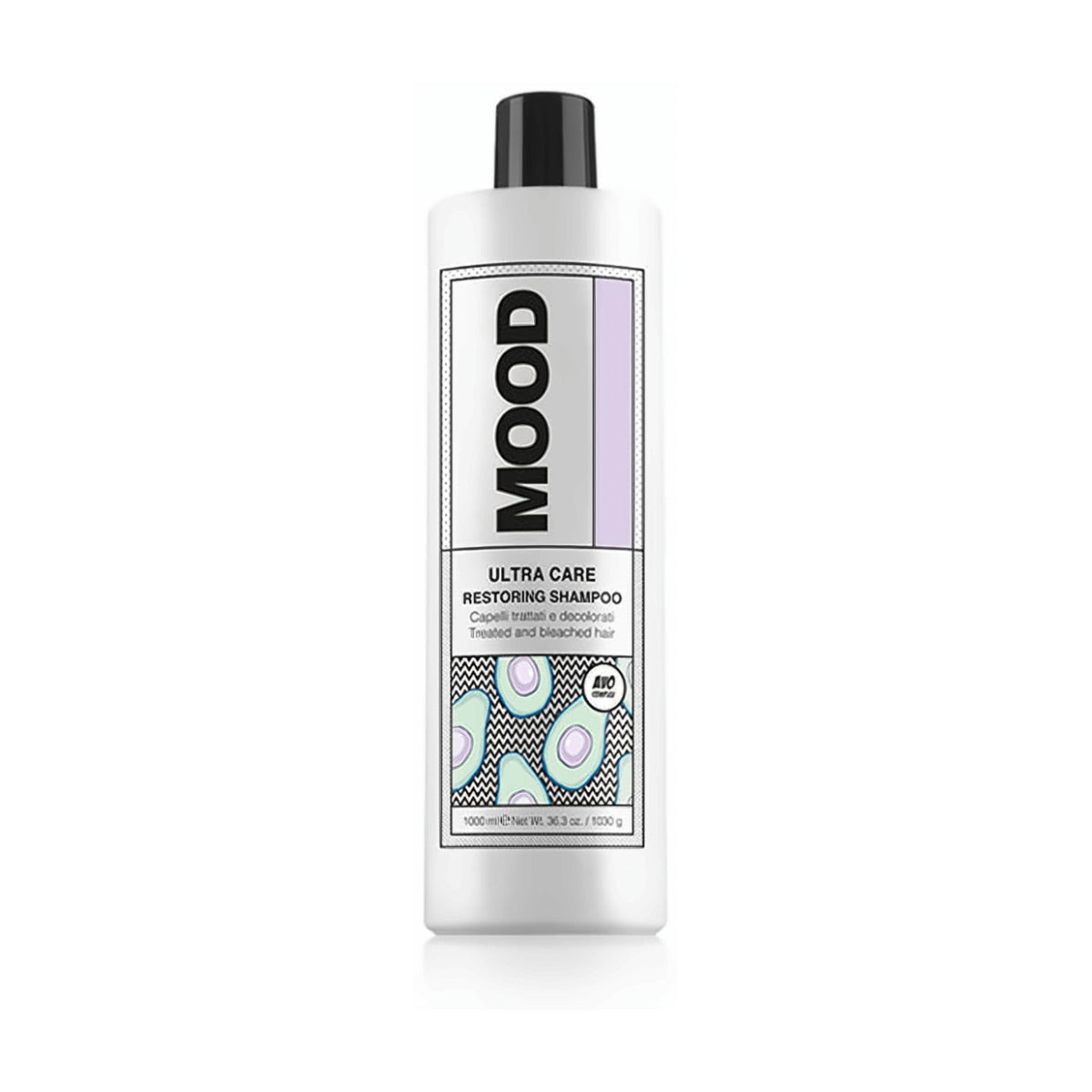 MOOD Ultra Care Restoring Shampoo 1L salon size bottle