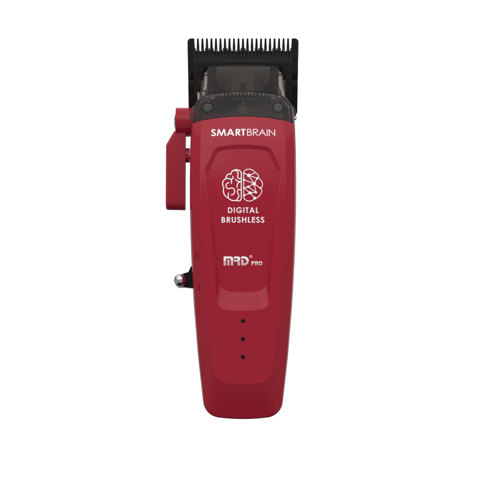 MRD Pro Smart Brain Cordless Clipper – Cherry Red – official product view 1