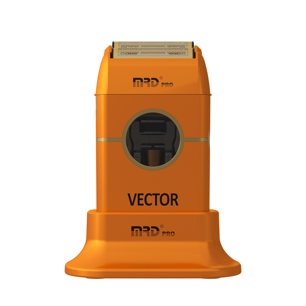 MRD Pro Vector Foil Shaver – Orange – official product view 1