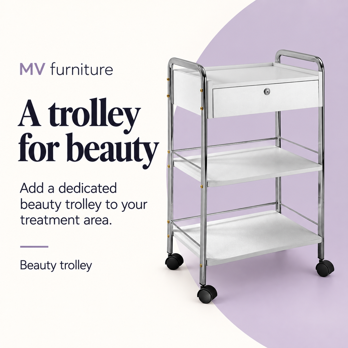 Florence Beauty Trolley HZ-938A — A trolley for beauty. Beauty trolley.