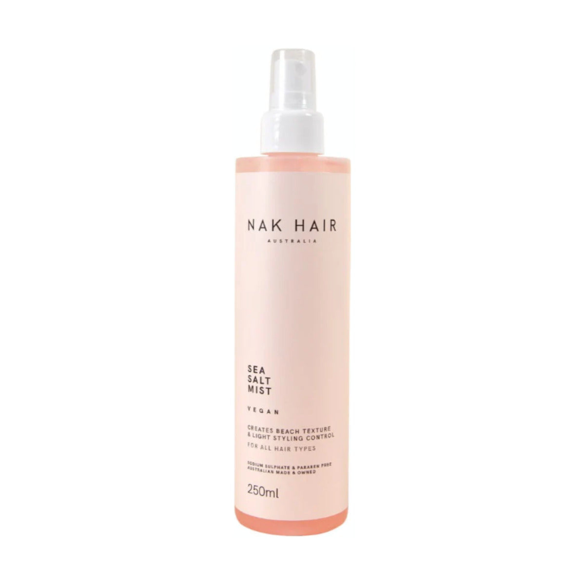 NAK Hair Sea Salt Mist 250ml - MV hair and beauty