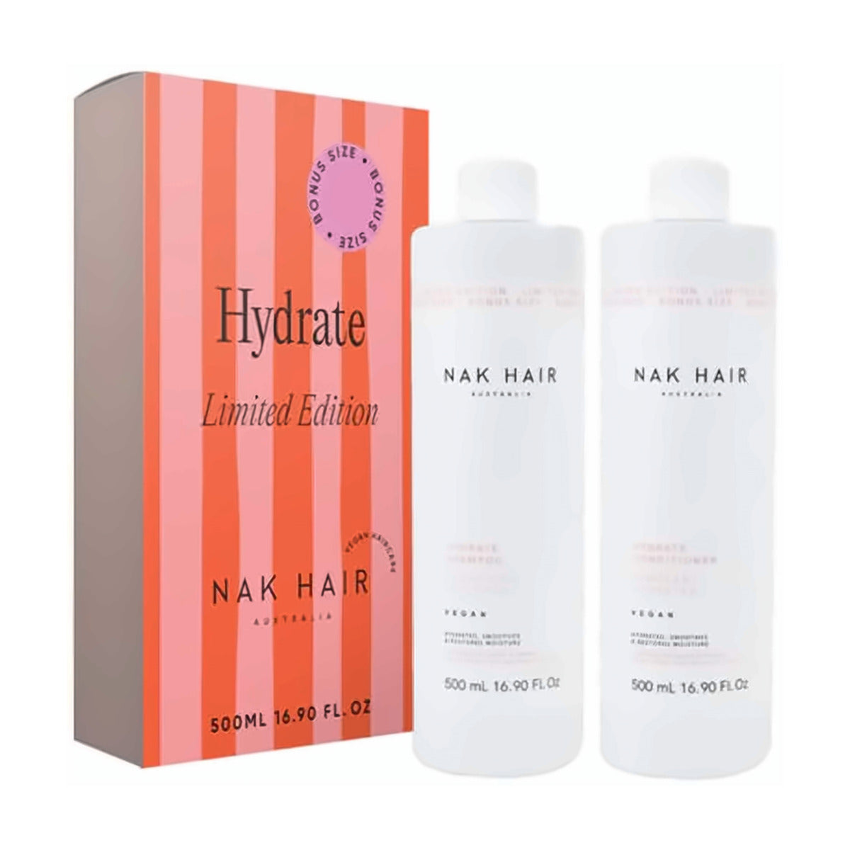 NAK Hydrate Duo Limited Edition 500ml - MV hair and beauty