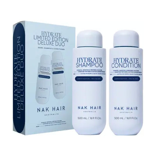 NAK Hydrate Shampoo and Conditioner Duo 500ml - MV hair and beauty