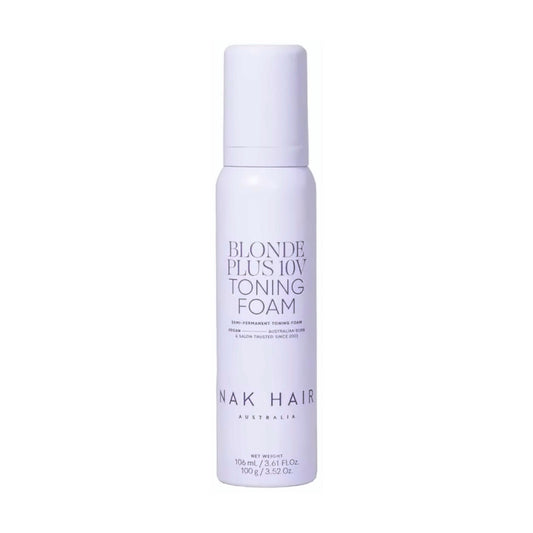 NAK Signature Blonde Plus 10V Toning Foam 100g - MV hair and beauty