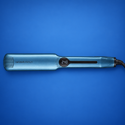 Nanotech Titanium Professional Wide Plate Styler — close-up product detail