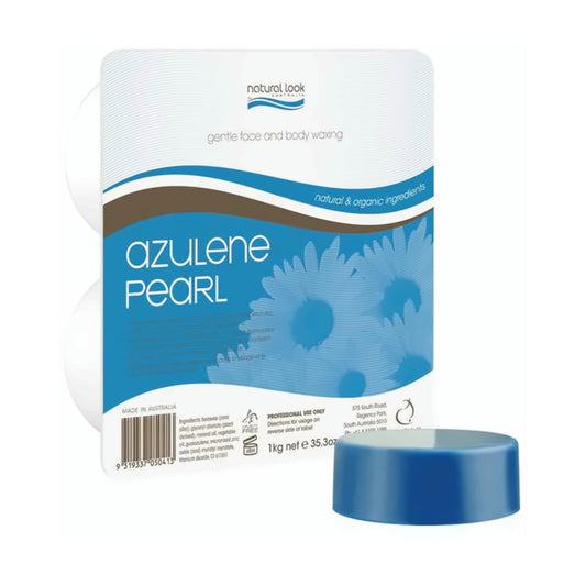 Natural Look Azulene Pearl Hot Wax 1kg - MV hair and beauty