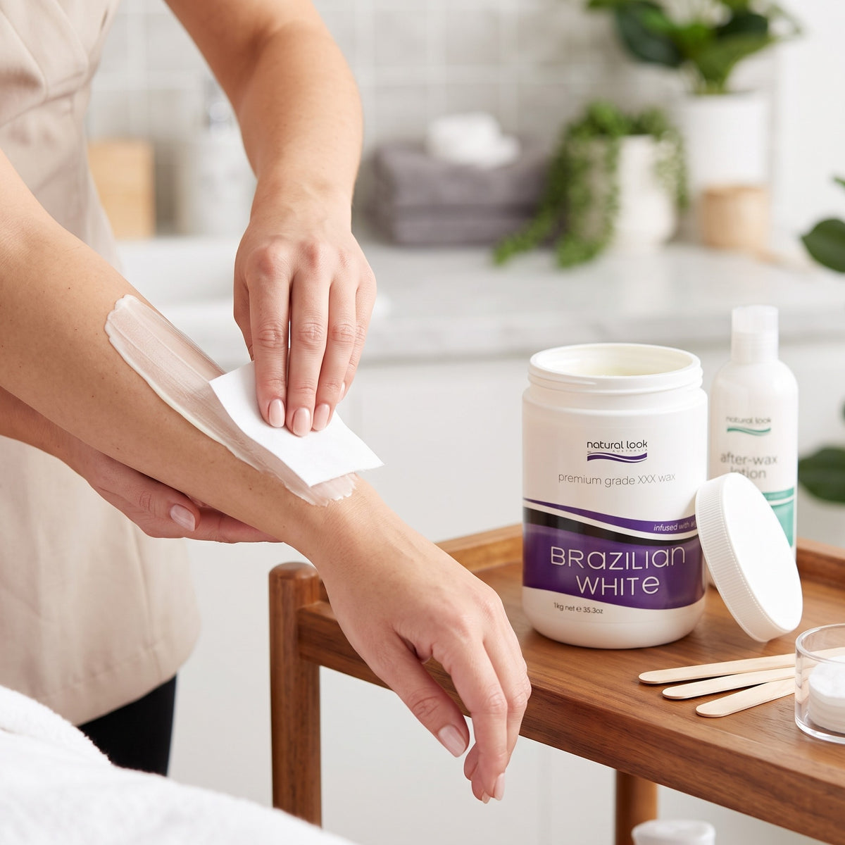 Natural Look Brazilian White Strip Wax, fourth product view