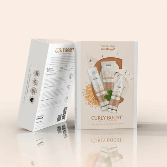 Natural Look Curly Boost Curly Hair Care Pack - MV hair and beauty