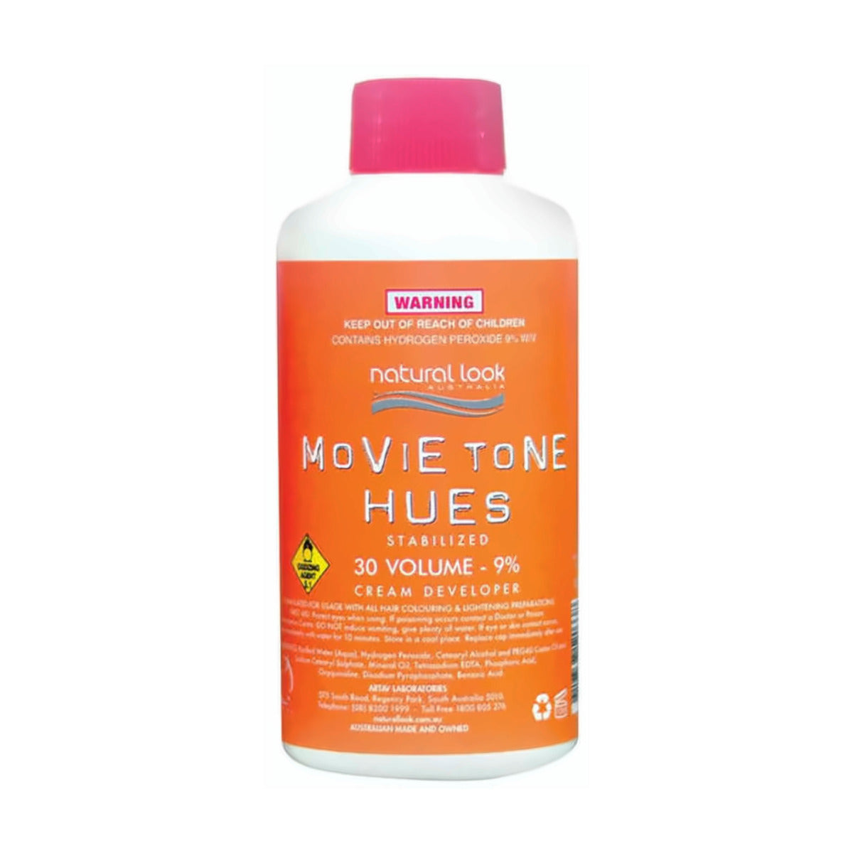 Natural Look Movie Tone Hues Cream Peroxide 30 vol 250ml