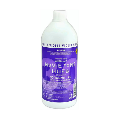 Natural Look Movie Tone Hues Violet Cream Peroxide 30 vol 975ml