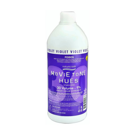 Natural Look Movie Tone Hues Violet Cream Peroxide 30 vol 975ml
