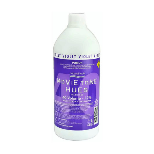 Natural Look Movie Tone Hues Violet Cream Peroxide 40 vol 975ml