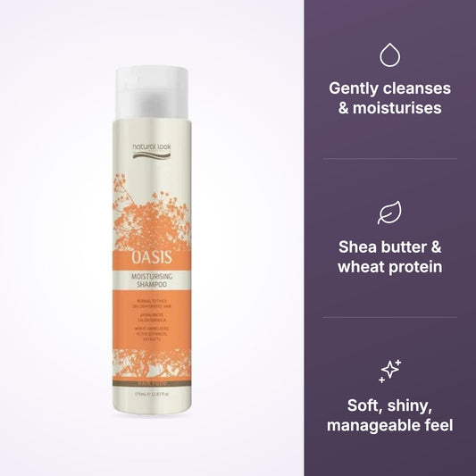 Natural Look Oasis Moisturising Shampoo, third product view