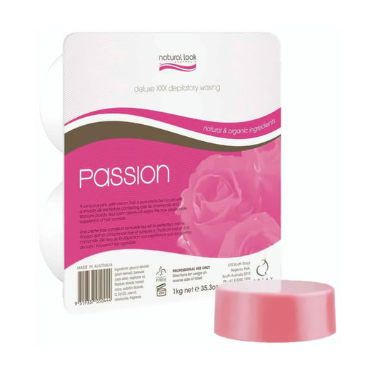 Natural Look Passion Delux Wax 1kg - MV hair and beauty