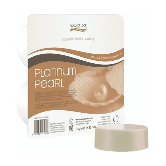 Natural Look Platinum Pearl Hot Wax 1kg - MV hair and beauty