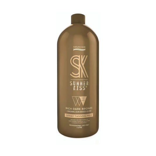 Natural Look Summer Kiss  Rich Dark Bronze Spray Tanning Milk (12% DHA) - MV hair and beauty