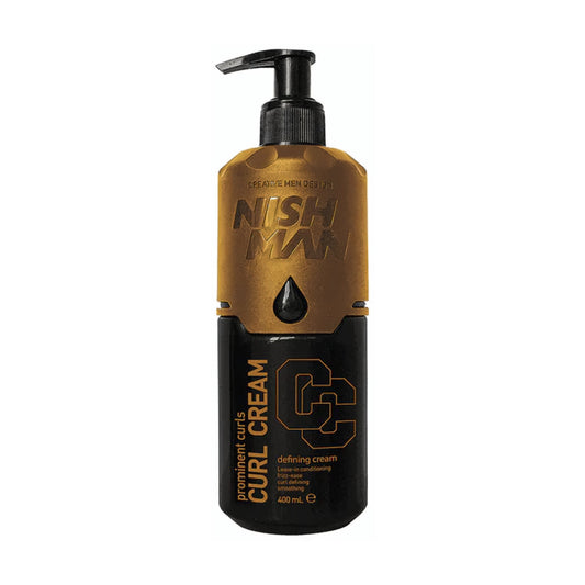 Nishman Curl Defining Cream 200ml and 400ml bottles together
