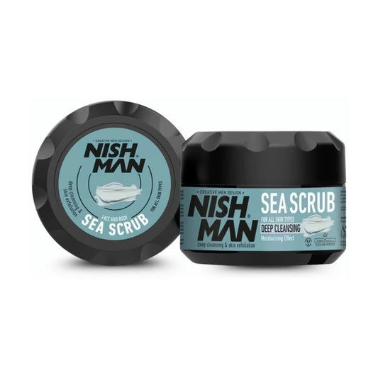Nishman Face & Body Sea Scrub 300ml tub - MV hair and beauty