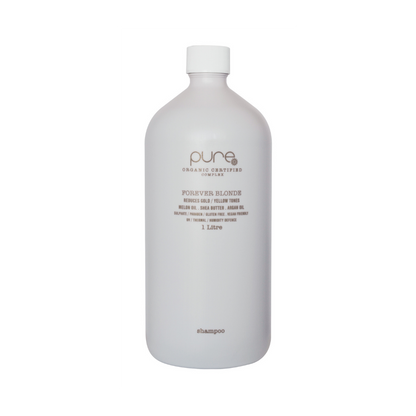 PURE Forever Blonde Shampoo 1L bottle