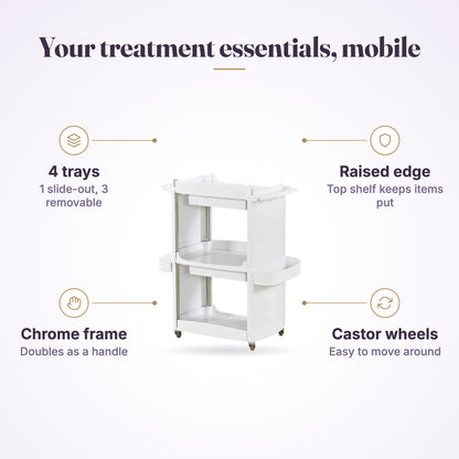 Polly Beauty Trolley White HZ-978, view 5