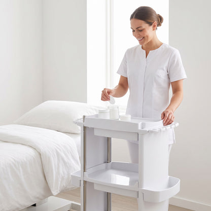 Polly Beauty Trolley White HZ-978, view 4