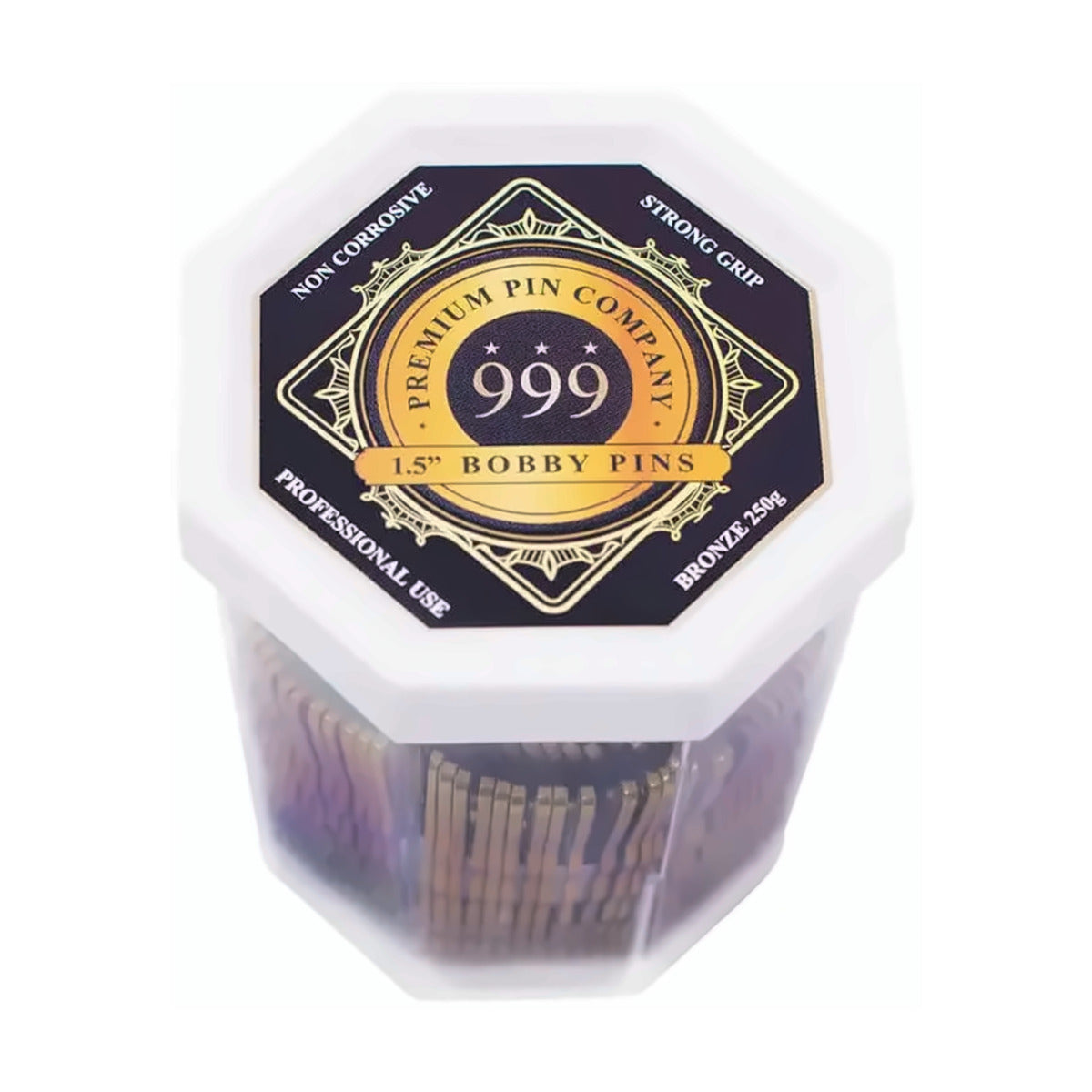 Premium Pin Company 999 Bobby Pins 1.5inch - Bronze - MV hair and beauty