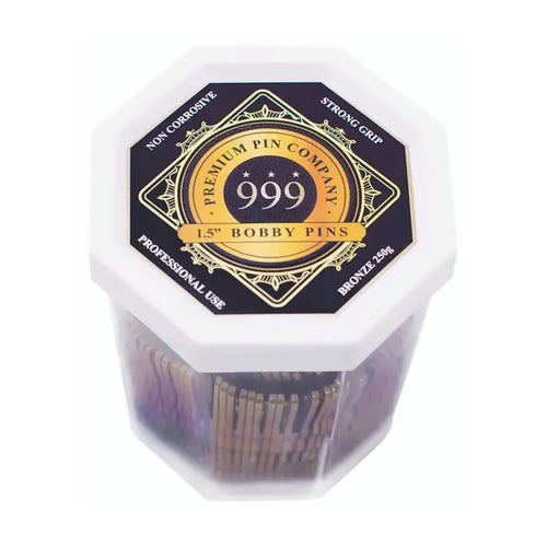 Premium Pin Company 999 Bobby Pins 1.5inch - Bronze - MV hair and beauty