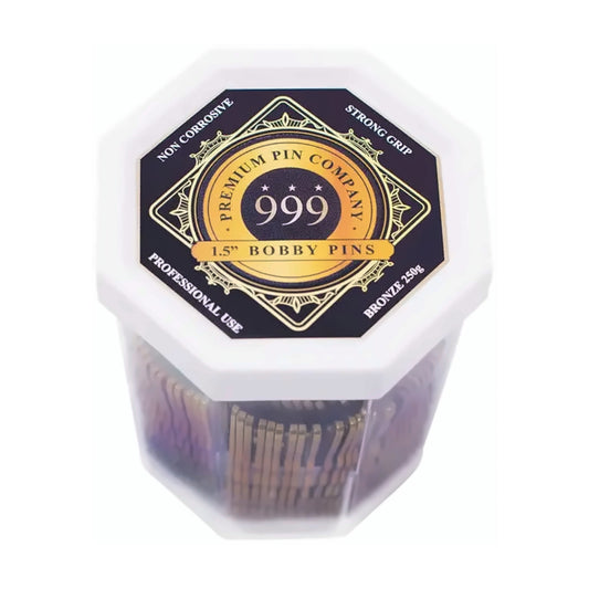 Premium Pin Company 999 Bobby Pins 1.5inch - Bronze - MV hair and beauty