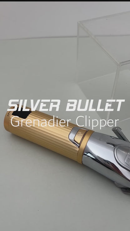 Silver Bullet Grenadier Metal Hair Clipper Silver