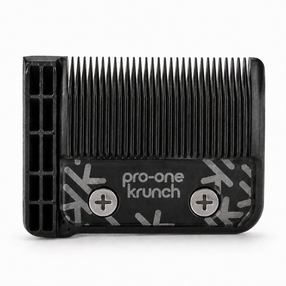 Pro-One Advanced Krunch ACME clipper blade with Phillips screws on white background
