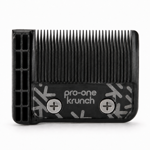 Pro-One Advanced Krunch ACME clipper blade with Phillips screws on white background