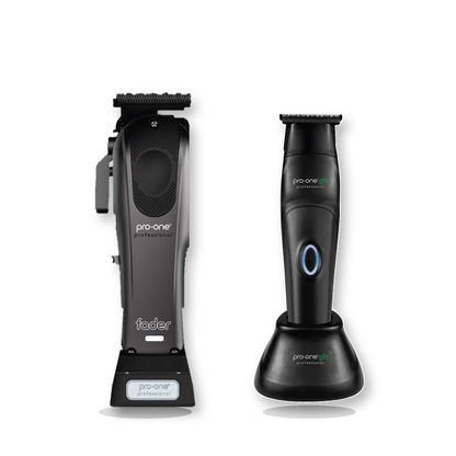 Pro-One Fader & GTX Precision Barber Duo fixed bundle exact products on a clean white background