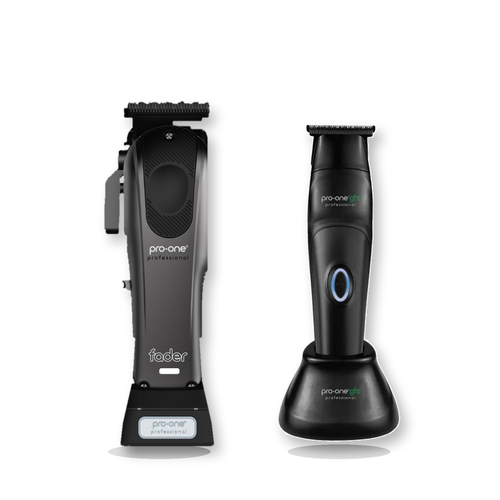 Pro-One Fader & GTX Precision Barber Duo fixed bundle exact products on a clean white background