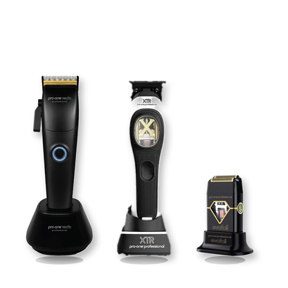 Pro-One Vecta, XTR & Evofoil Precision Trio fixed bundle exact products on a clean white background