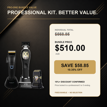Pro-One Vecta, XTR & Evofoil Precision Trio: regular value $568.85 AUD, bundle price $510.00 AUD, save $58.85 AUD