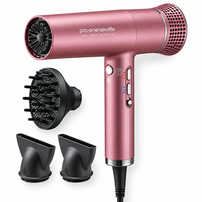 Pro-One Aerolite Hair Dryer – Blush — close-up product detail