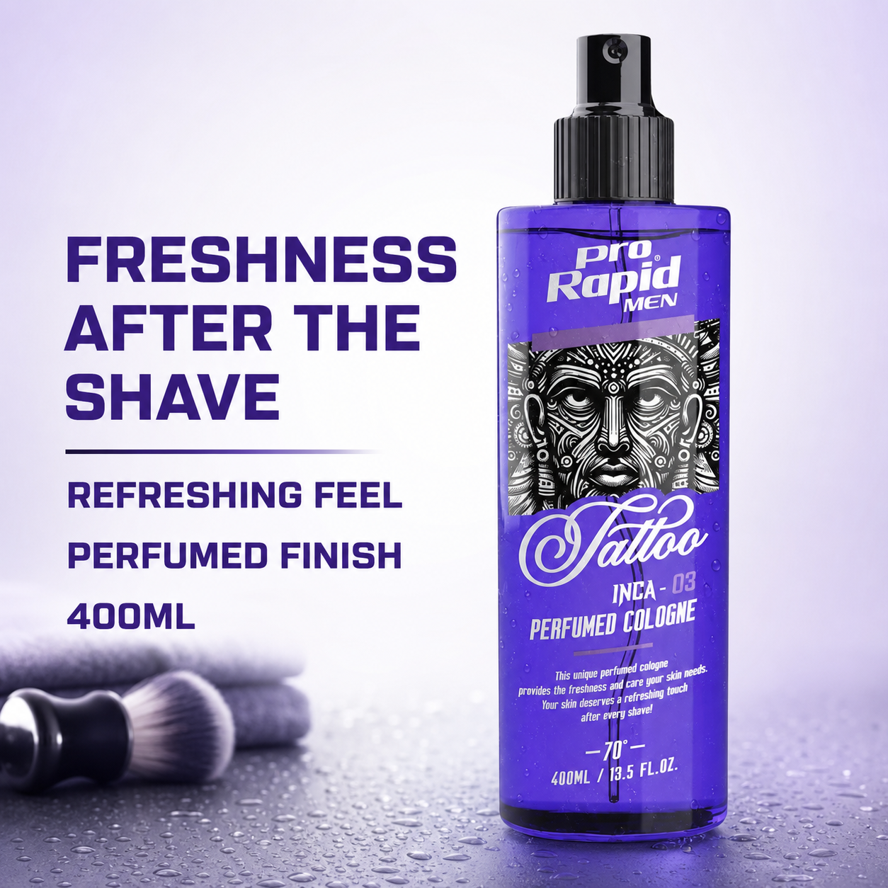 ProRapid INCA 03 refreshing post-shave benefits
