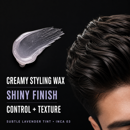 ProRapid INCA 03 creamy styling wax texture and shiny finish