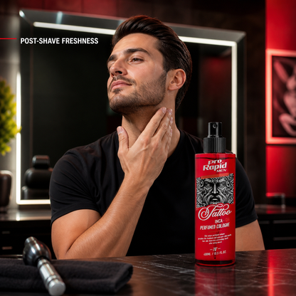 ProRapid INCA 04 post-shave application in a barbershop