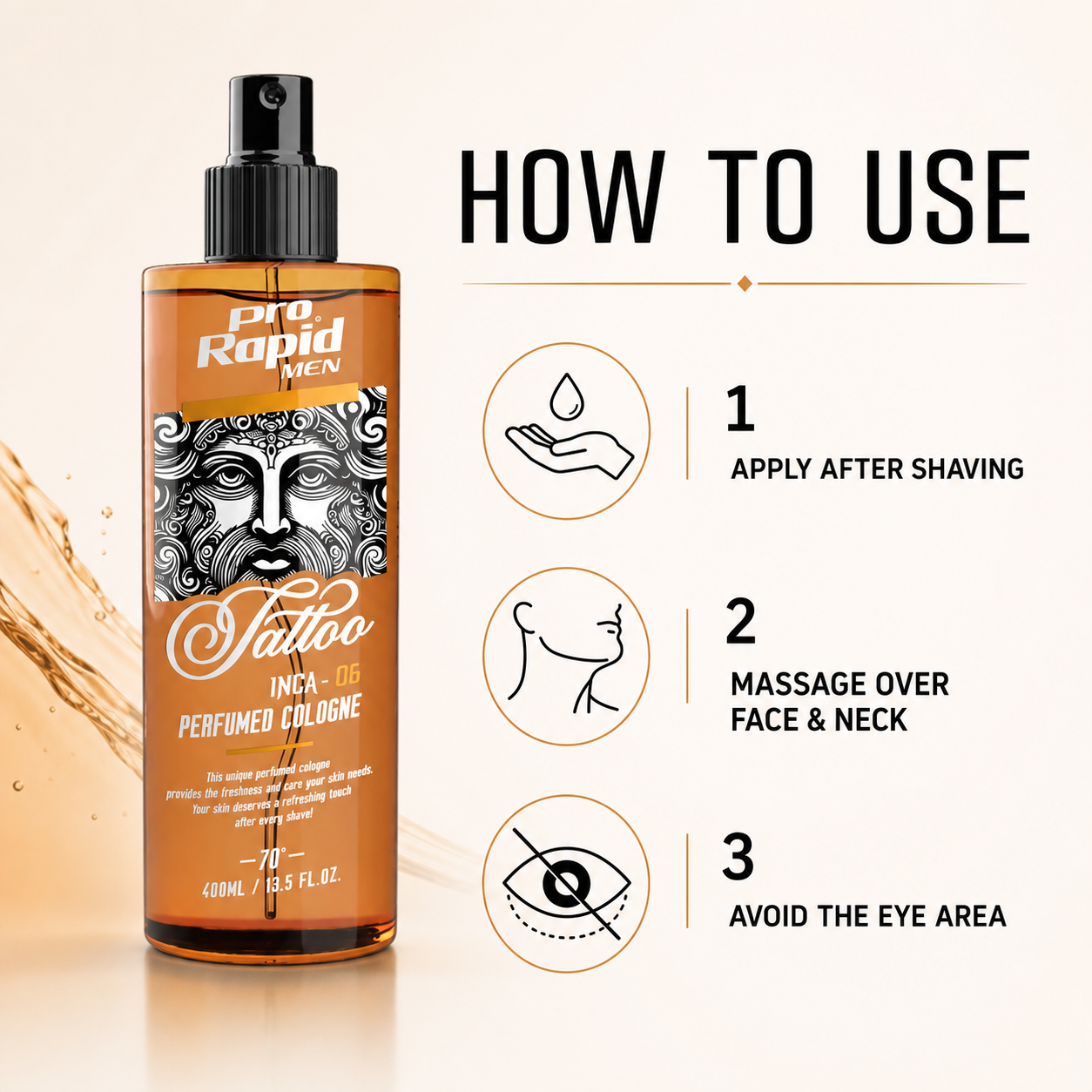How to use ProRapid INCA 06 After Shave Cologne