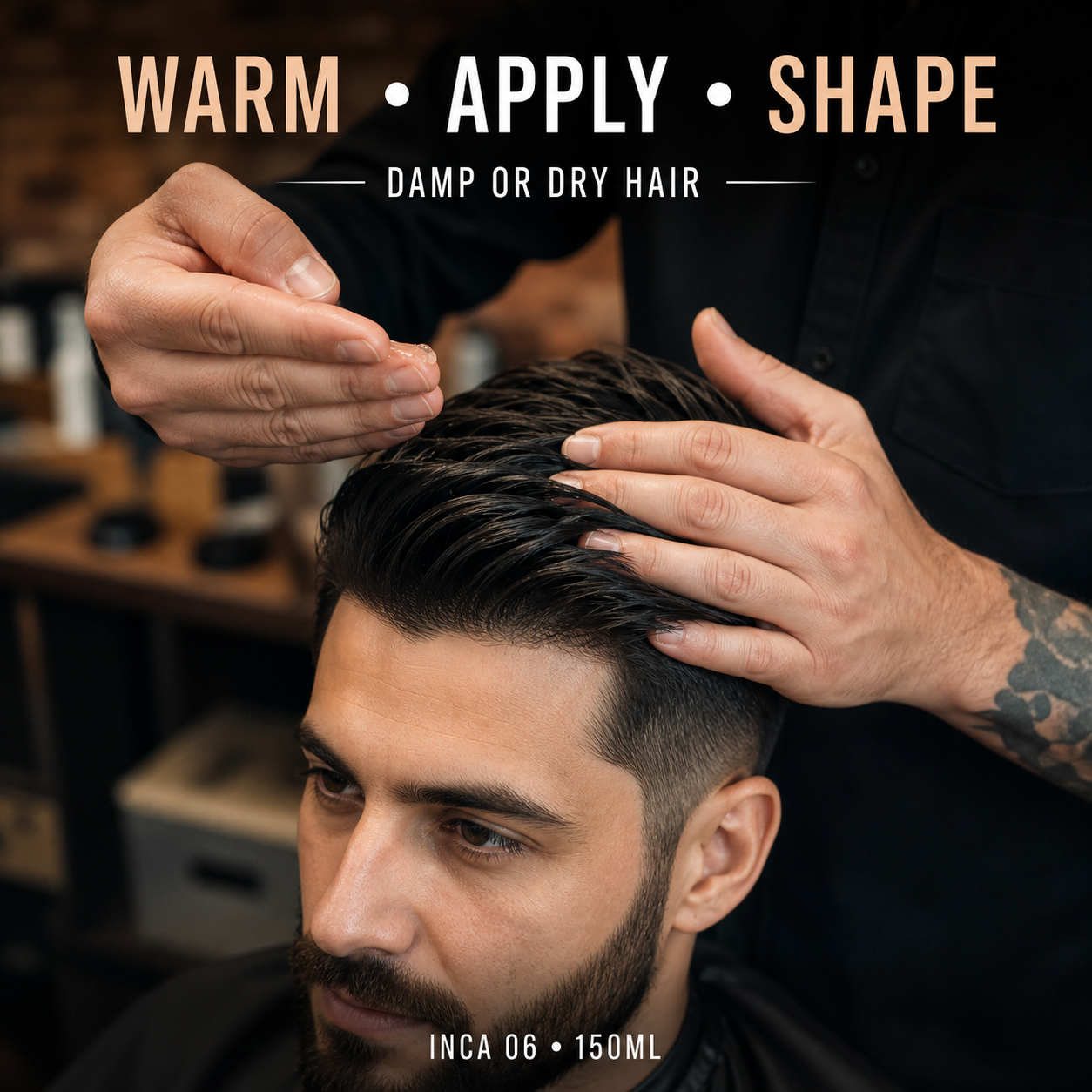 How to apply ProRapid INCA 06 lightly tinted shine styling wax