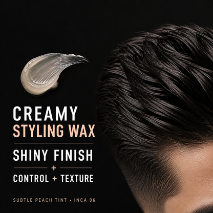 ProRapid INCA 06 creamy styling wax texture and shiny finish