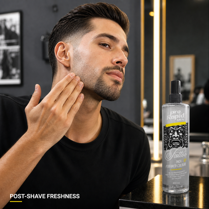 ProRapid INCA 07 post-shave application in a barbershop