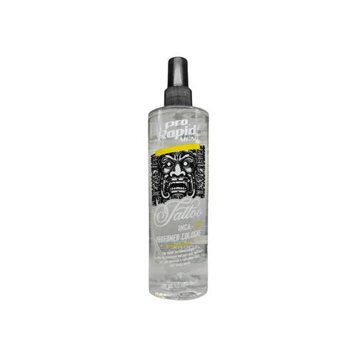 ProRapid INCA 07 Tattoo After Shave Cologne 400ml clear silver bottle