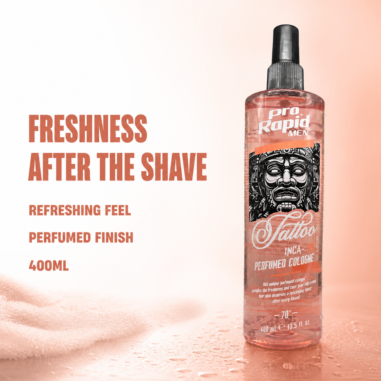 ProRapid INCA 08 refreshing post-shave benefits