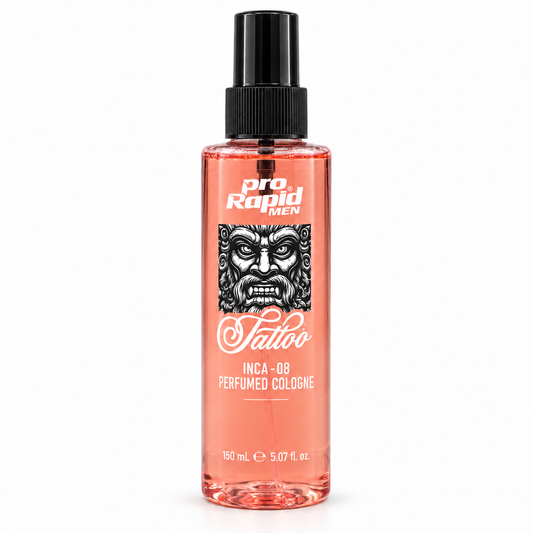 ProRapid INCA 08 Tattoo Perfumed Cologne Spray 150ml on a white background